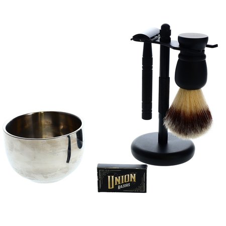 UNION RAZORS Matte Black 6-Piece Gift Set MBGS1